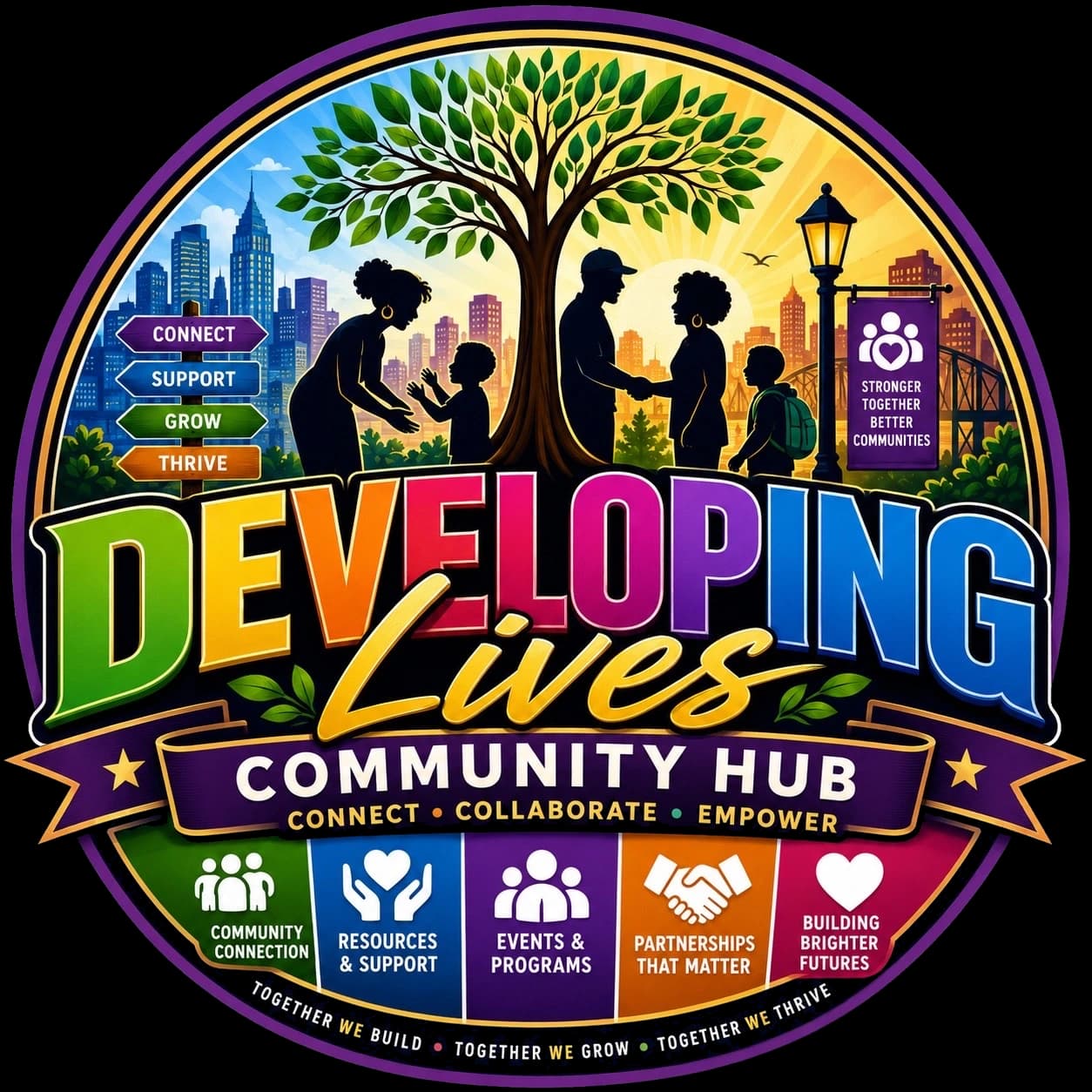 Developing Lives emblem