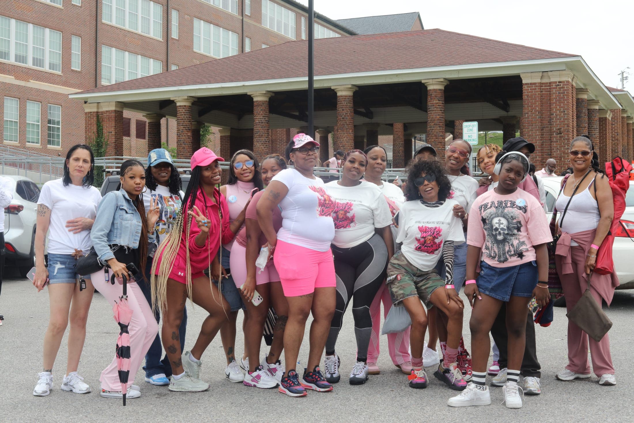 The Say Her Name community, together.