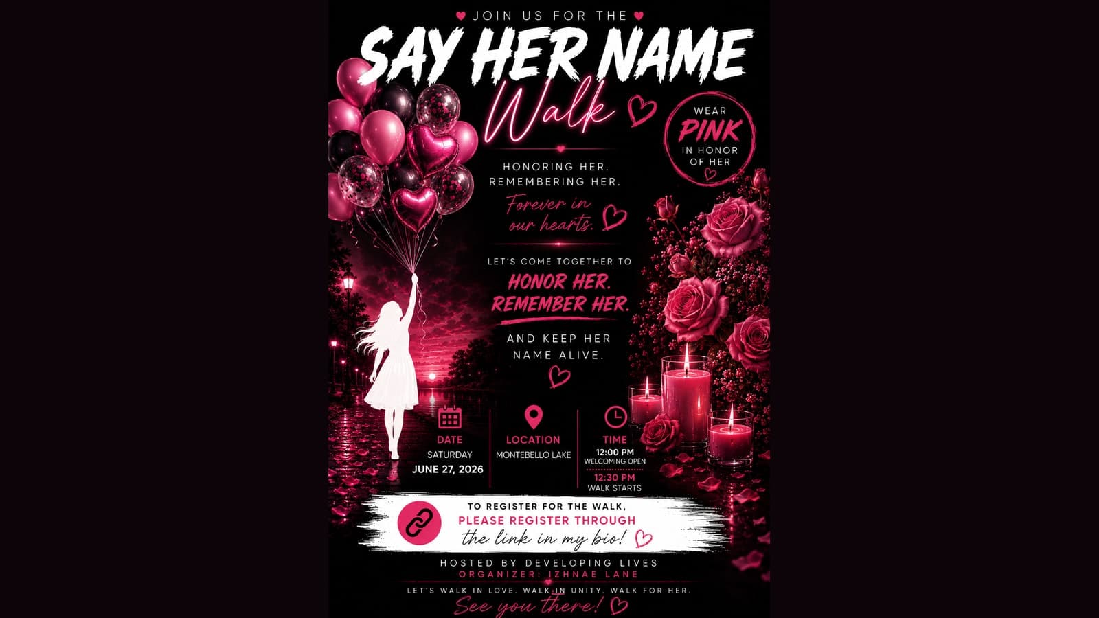 Say Her Name Walk 2026 — Baltimore