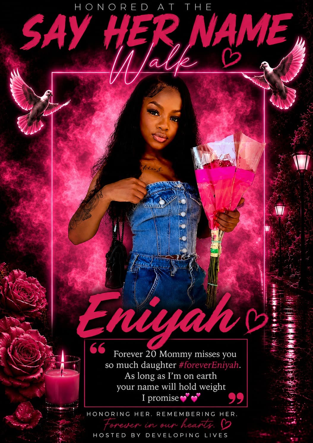 Tribute portrait of Eniyah