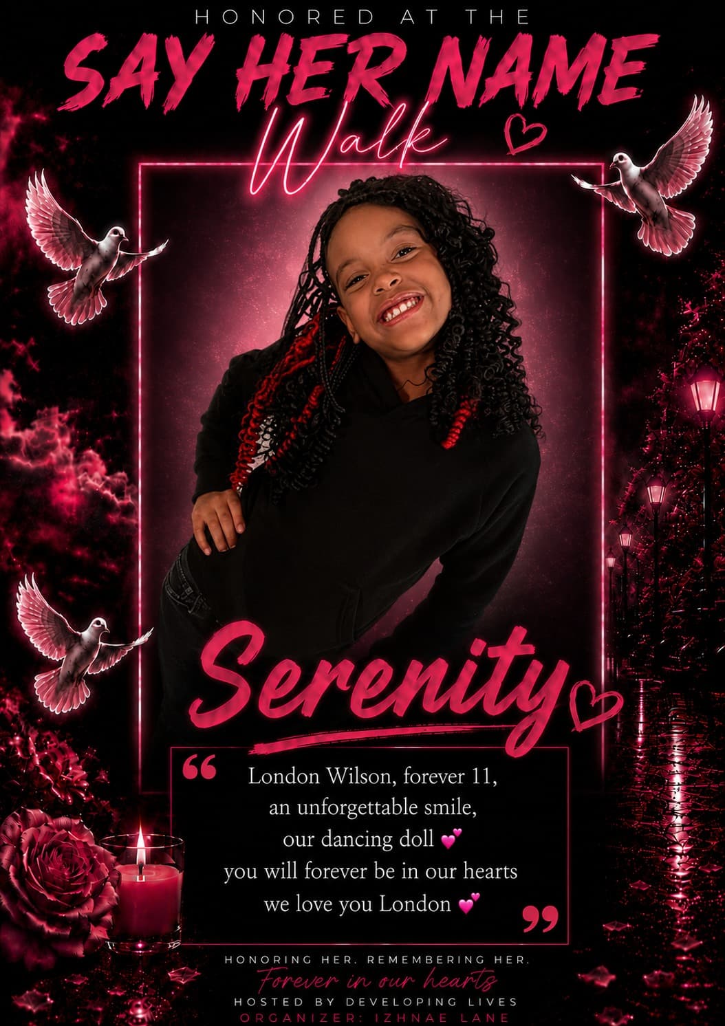 Tribute portrait of Serenity